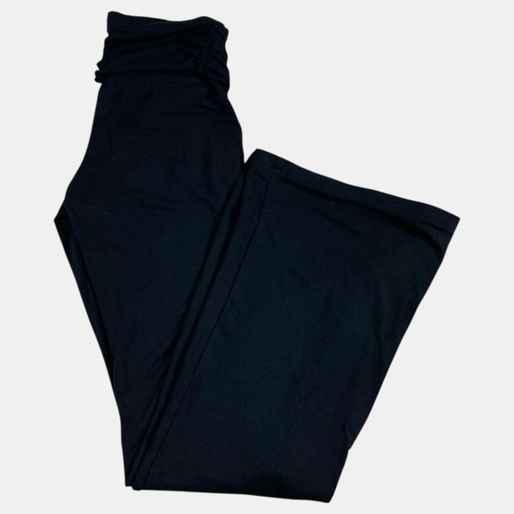 Wild Fable Black High Waisted Flare‎ Yoga Pants Pull On Active Women's Size XXS
